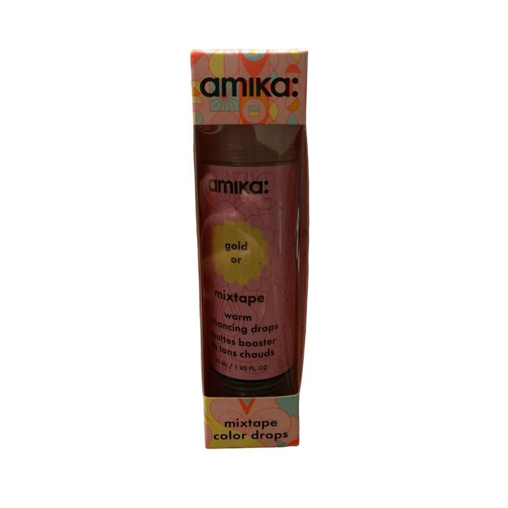 amika Mixtape Color Boosting Drops in Gold Warm 1oz